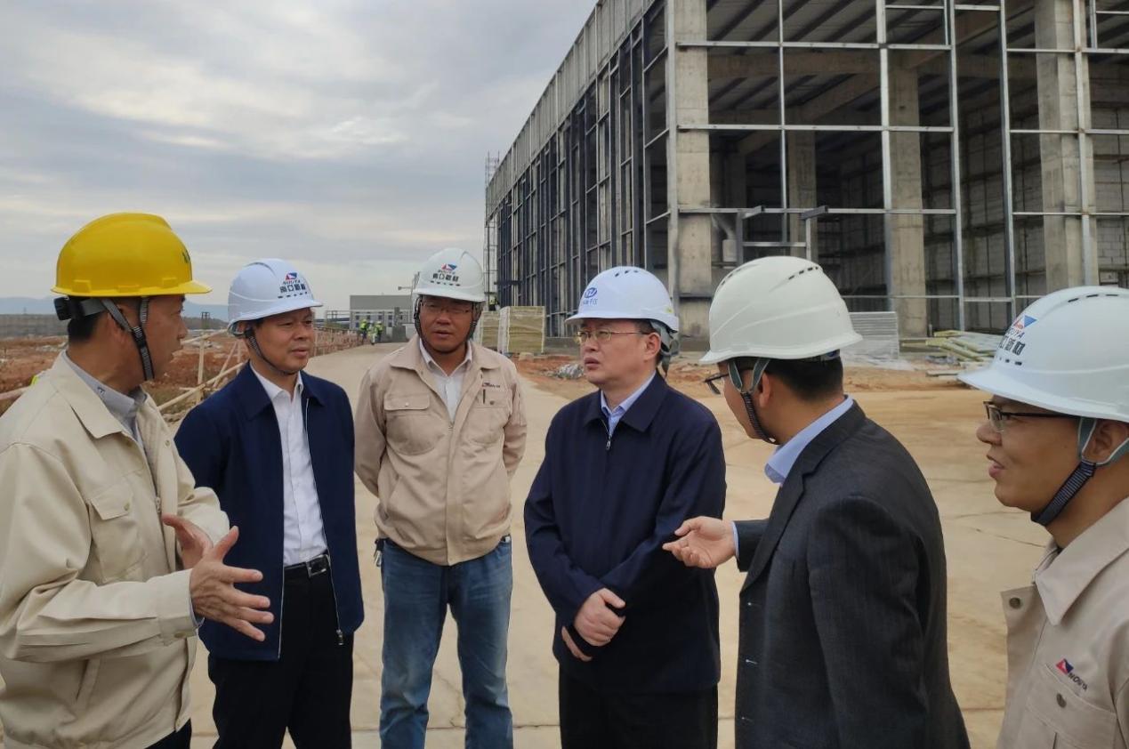 江西省吉安市委常委、副市長漆海云一行    來我司江西子公司實地巡察(圖1)