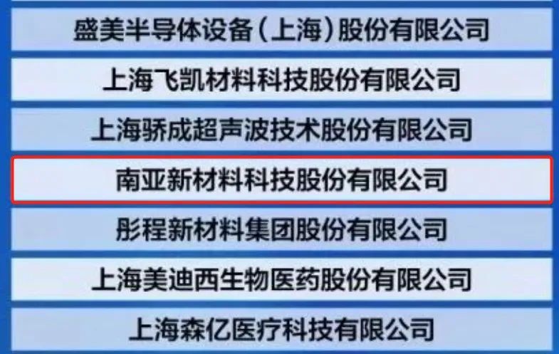 熱烈慶賀｜榮登2023上海硬核科技企業(yè)TOP100強(qiáng)榜單，南亞新材創(chuàng)新實(shí)力再獲認(rèn)可！(圖2)