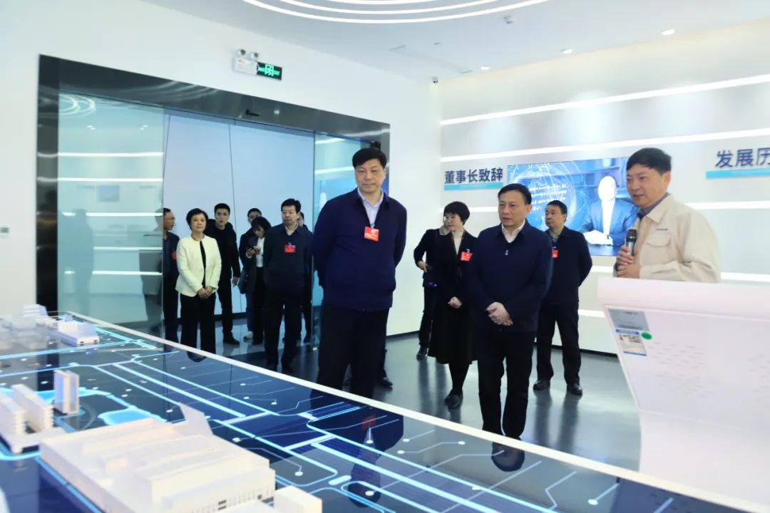 江西省吉安市人大常委會(huì)主任廖宏率省市人大代表來江西南亞新材考察(圖1)